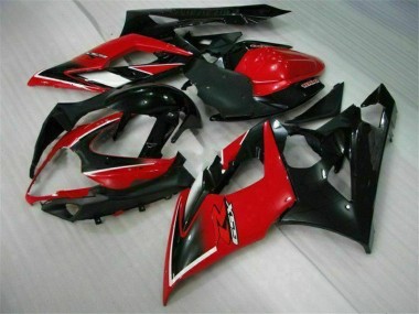 Kit Carénages Complet Suzuki GSXR 1000 K5 2005-2006 - Rouge Noir
