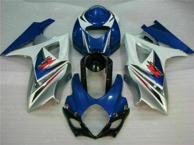 Kit Carénages Complet Suzuki GSXR 1000 K7 2007-2008 - Bleu Blanc Kit Carénages Complet Suzuki GSXR 1000 K7 2007-2008 - Bleu Blanc