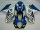 Kit Carénages Complet Suzuki GSXR 1000 K7 2007-2008 - Bleu Blanc Kit Carénages Complet Suzuki GSXR 1000 K7 2007-2008 - Bleu Blanc