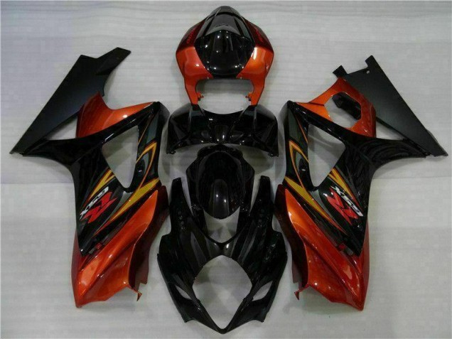 Kit Carénages Complet Suzuki GSXR 1000 K7 2007-2008 - Noir Kit Carénages Complet Suzuki GSXR 1000 K7 2007-2008 - Noir