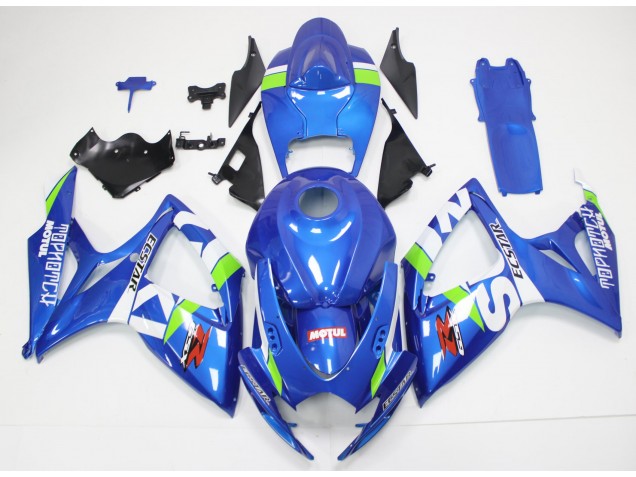 Kit Carénages Complet Suzuki GSXR 600 / 750 K6 2006-2007 - Bleu Blanc Kit Carénages Complet Suzuki GSXR 600 / 750 K6 2006-2007 - Bleu Blanc