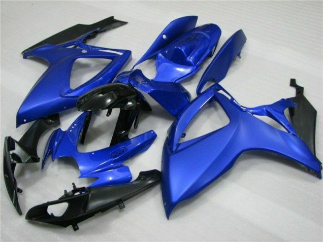 Kit Carénages Complet Suzuki GSXR 600 / 750 K6 2006-2007 - Bleu Noir Kit Carénages Complet Suzuki GSXR 600 / 750 K6 2006-2007 - Bleu Noir