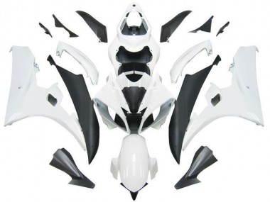 Kit Carénages Complet Yamaha R6 2006-2007 - Blanc Noir