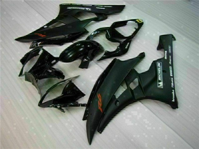 Kit Carénages Complet Yamaha R6 2006-2007 - Noir Kit Carénages Complet Yamaha R6 2006-2007 - Noir