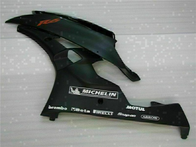 Kit Carénages Complet Yamaha R6 2006-2007 - Noir Kit Carénages Complet Yamaha R6 2006-2007 - Noir