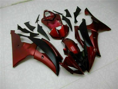 Kit Carénages Complet Yamaha R6 2008-2016 - Rouge Noir