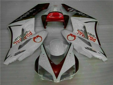 Kit Carénages Honda CBR 1000 RR 2004-2005 - Blanc Rouge