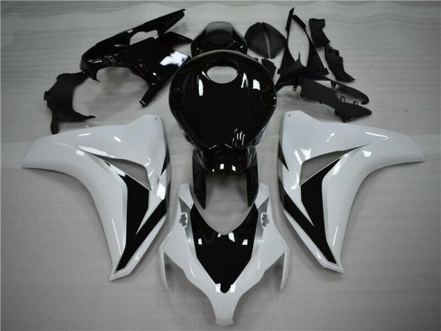 Kit Carénages Honda CBR 1000 RR 2008-2011 - Blanc Noir Kit Carénages Honda CBR 1000 RR 2008-2011 - Blanc Noir