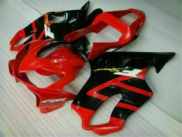 Kit Carénages Honda CBR 600 F4i 2001-2003 - Rouge Noir Kit Carénages Honda CBR 600 F4i 2001-2003 - Rouge Noir