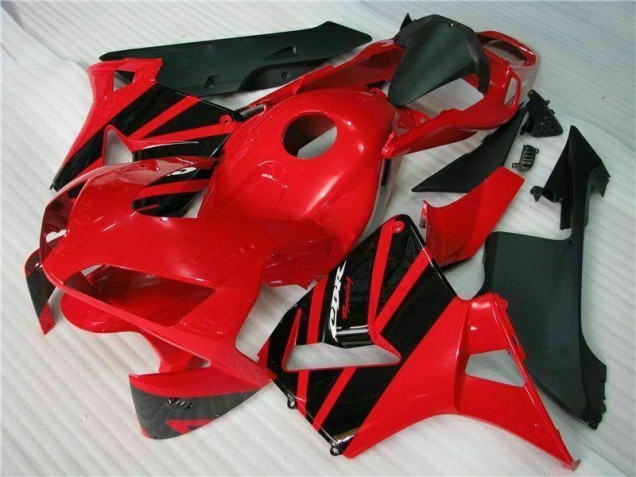 Kit Carénages Honda CBR 600 RR 2003-2004 - Rouge Noir Kit Carénages Honda CBR 600 RR 2003-2004 - Rouge Noir