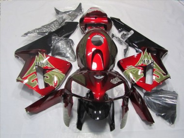 Kit Carénages Honda CBR 600 RR 2005-2006 - Noir Rouge