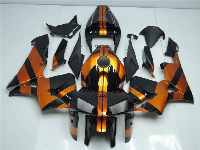 Kit Carénages Honda CBR 600 RR 2005-2006 - Orange Noir Kit Carénages Honda CBR 600 RR 2005-2006 - Orange Noir