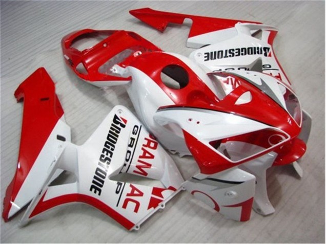 Kit Carénages Honda CBR 600 RR 2005-2006 - Rouge Blanc