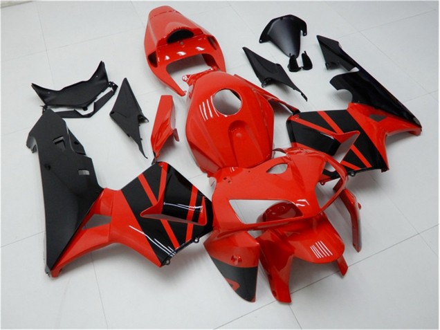 Kit Carénages Honda CBR 600 RR 2005-2006 - Rouge Noir Kit Carénages Honda CBR 600 RR 2005-2006 - Rouge Noir