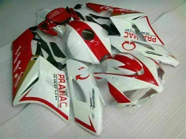 Kit Carénages & Plastique Honda CBR 1000 RR 2004-2005 - Blanc Rouge