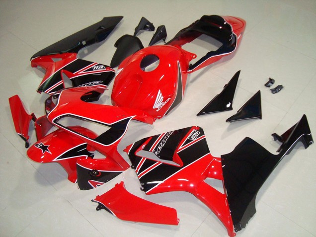 Kit Carénages & Plastique Honda CBR 600 RR 2003-2004 - Rouge Noir Kit Carénages & Plastique Honda CBR 600 RR 2003-2004 - Rouge Noir