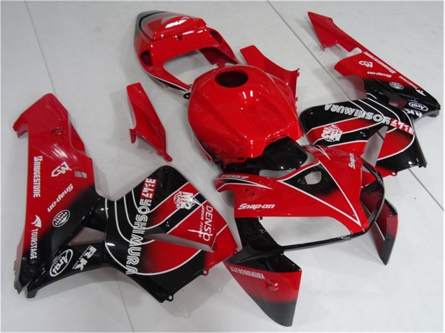 Kit Carénages & Plastique Honda CBR 600 RR 2005-2006 - Rouge Noir Kit Carénages & Plastique Honda CBR 600 RR 2005-2006 - Rouge Noir