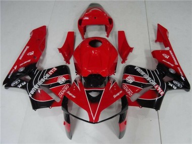 Kit Carénages & Plastique Honda CBR 600 RR 2005-2006 - Rouge Noir