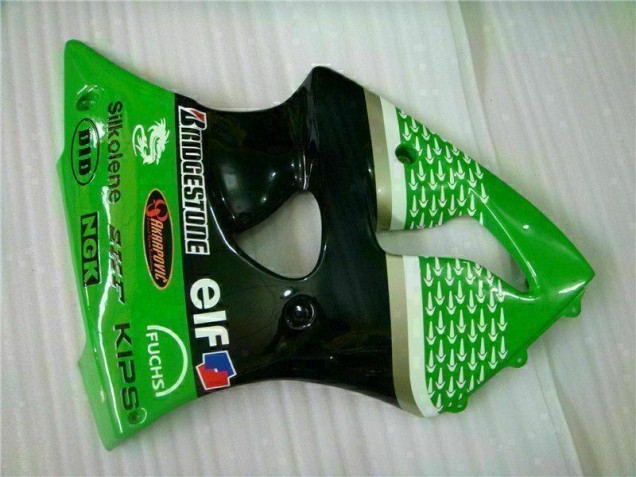 Kit Carénages & Plastique Kawasaki ZX6R 2000-2002 - Vert Noir Kit Carénages & Plastique Kawasaki ZX6R 2000-2002 - Vert Noir