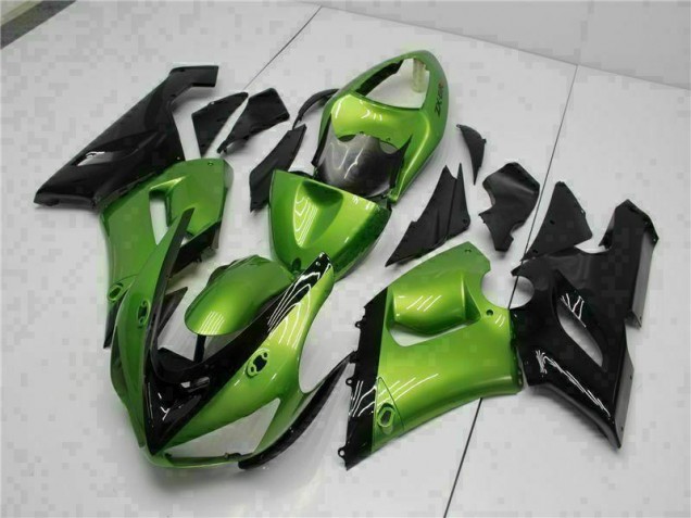 Kit Carénages & Plastique Kawasaki ZX6R 2005-2006 - Vert Kit Carénages & Plastique Kawasaki ZX6R 2005-2006 - Vert