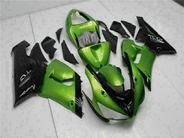 Kit Carénages & Plastique Kawasaki ZX6R 2005-2006 - Vert Kit Carénages & Plastique Kawasaki ZX6R 2005-2006 - Vert