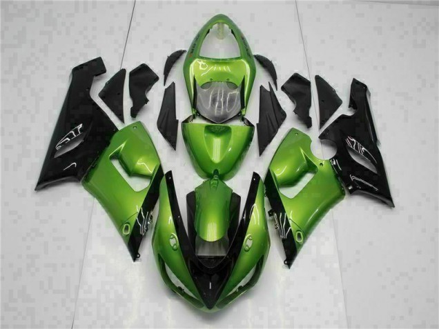 Kit Carénages & Plastique Kawasaki ZX6R 2005-2006 - Vert Kit Carénages & Plastique Kawasaki ZX6R 2005-2006 - Vert