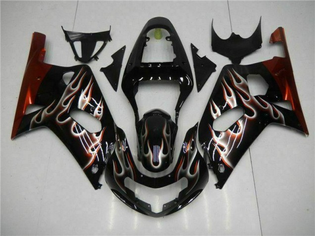 Kit Carénages & Plastique Suzuki GSXR 600 / 750 K1 K2 K3 2001-2003 - Noir Kit Carénages & Plastique Suzuki GSXR 600 / 750 K1 K2 K3 2001-2003 - Noir