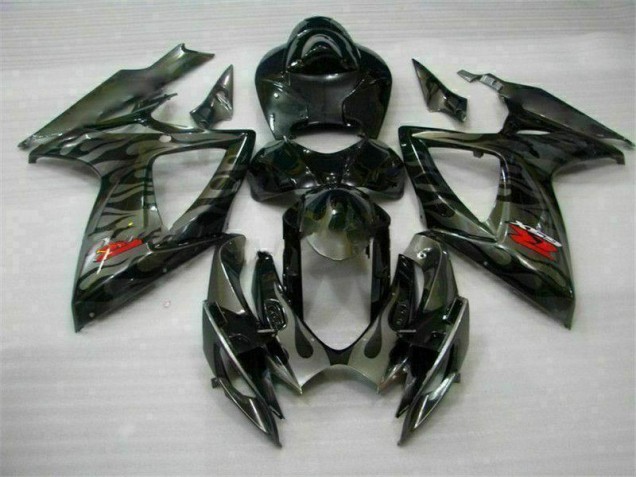 Kit Carénages & Plastique Suzuki GSXR 600 / 750 K6 2006-2007 - Noir Kit Carénages & Plastique Suzuki GSXR 600 / 750 K6 2006-2007 - Noir