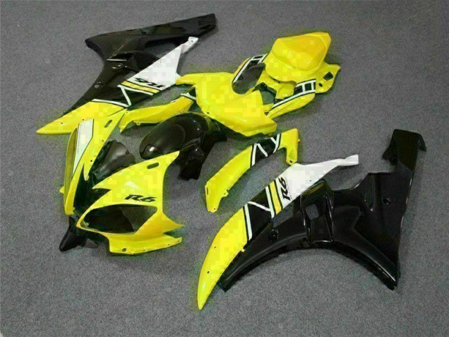 Kit Carénages & Plastique Yamaha R6 2006-2007 - Jaune Kit Carénages & Plastique Yamaha R6 2006-2007 - Jaune