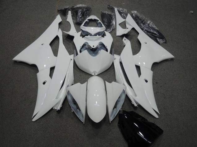 Kit Carénages & Plastique Yamaha R6 2008-2016 - Blanc Kit Carénages & Plastique Yamaha R6 2008-2016 - Blanc