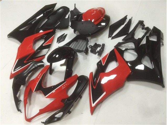 Kit Carénages Suzuki GSXR 1000 K5 2005-2006 - Rouge Noir Kit Carénages Suzuki GSXR 1000 K5 2005-2006 - Rouge Noir