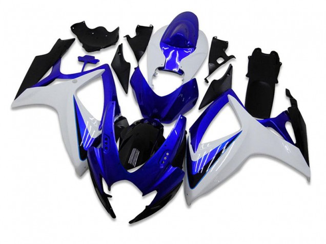 Kit Carénages Suzuki GSXR 600 / 750 K6 2006-2007 - Bleu Blanc Kit Carénages Suzuki GSXR 600 / 750 K6 2006-2007 - Bleu Blanc