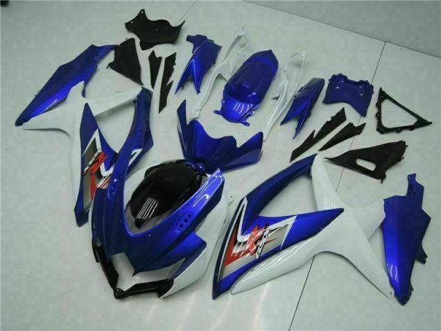 Kit Carénages Suzuki GSXR 600 / 750 K8 2008-2010 - Bleu Blanc Kit Carénages Suzuki GSXR 600 / 750 K8 2008-2010 - Bleu Blanc