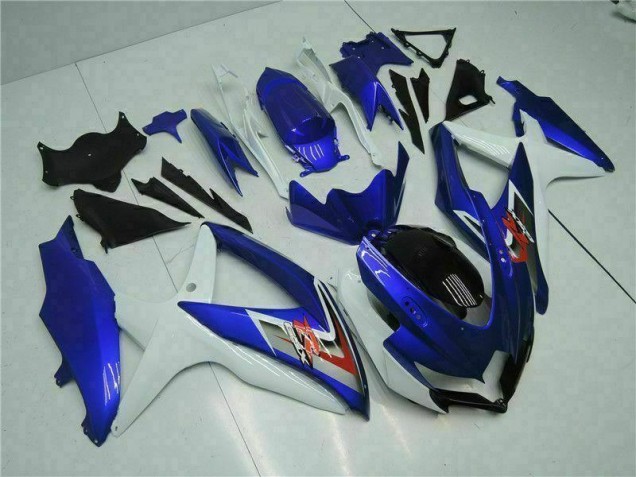 Kit Carénages Suzuki GSXR 600 / 750 K8 2008-2010 - Bleu Blanc Kit Carénages Suzuki GSXR 600 / 750 K8 2008-2010 - Bleu Blanc