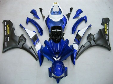 Kit Carénages Yamaha R6 2006-2007 - Bleu Noir