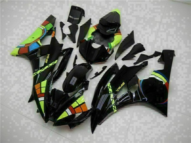 Kit Carénages Yamaha R6 2006-2007 - Noir