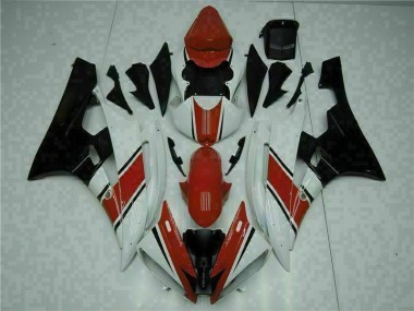 Kit Carénages Yamaha R6 2006-2007 - Rouge Blanc