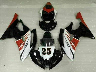 Kit Carénages Yamaha R6 2008-2016 - Blanc Noir