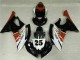 Kit Carénages Yamaha R6 2008-2016 - Blanc Noir Kit Carénages Yamaha R6 2008-2016 - Blanc Noir