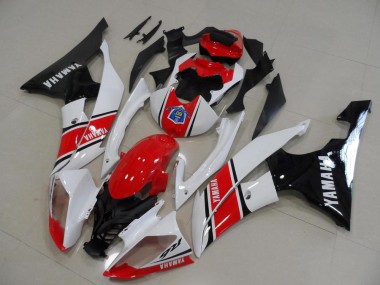 Kit Carénages Yamaha R6 2008-2016 - Rouge Blanc Noir